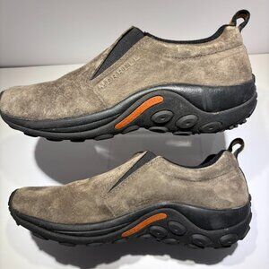 Merrell Jungle Moc Women's Shoes J60788 Gunsmoke Suede Slip-On Comfort Hiking